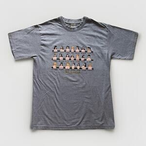 Vintage St Lucia Shirt Graphic Cartoon Boobs Fruit Tee Gray L Adult Humor Sex